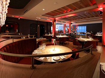 Fahrenheit Restaurant Interior in Cleveland - Residences at 55
